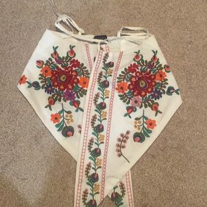 Embroidery top